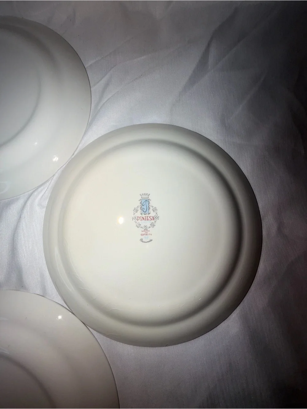 Set of 4 Vintage Pontesa Spain Castilian Chinamoda Blue Mandala 7